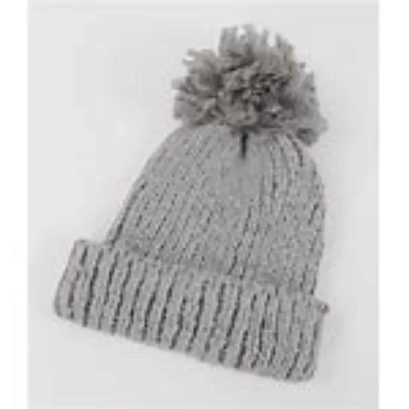 Lemon Snow Storm Beanie Hat Gray NEW - Picture 2 of 5